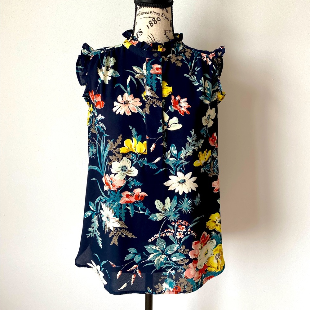 Loft Floral Printed Blouse